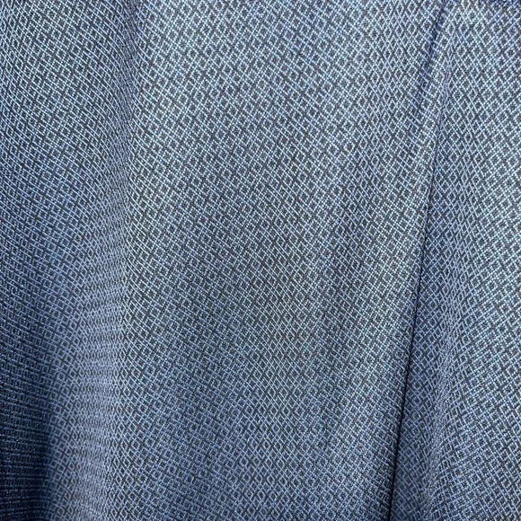 Haggar In Motion Mens XXL Blue Geometric Diamond Print Performance Polo #320 - Picture 7 of 7